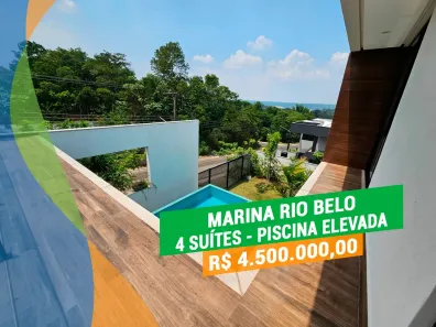 Casa de Condomínio com 4 Quartos à venda, 370m² no Ponta Negra, Manaus