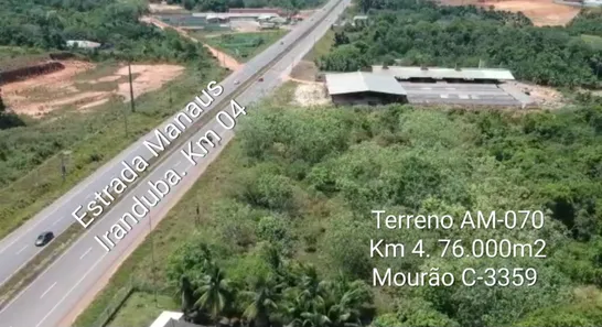 Lote/Terreno à venda, 76000m² no Lago do Limão, Iranduba
