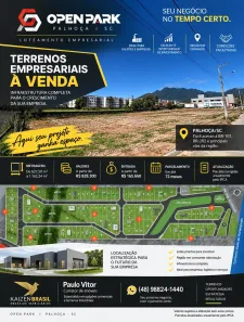 Lote/Terreno à venda, 627m² no Aririú, Palhoça