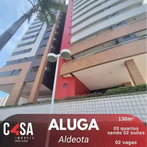Apartamento com 3 Quartos para alugar, 130m² no Aldeota, Fortaleza