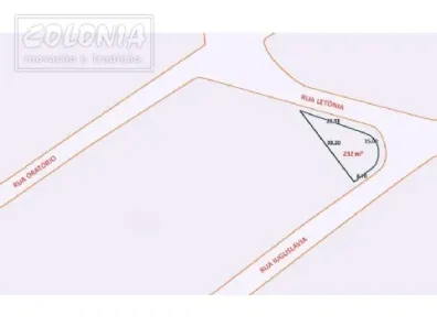 Lote/Terreno à venda, 232m² no Parque das Nações, Santo André