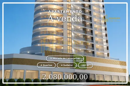 Apartamento com 4 Quartos à venda, 160m² no Morada de Laranjeiras, Serra