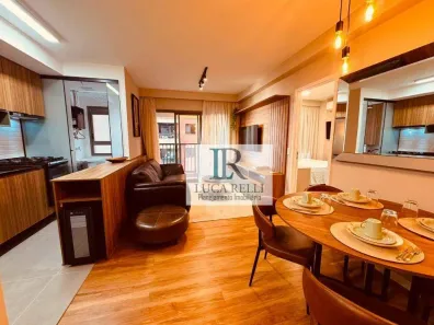 Apartamento com 1 Quarto para alugar, 52m² no Alphaville Centro Industrial e Empresarial/Alphaville., Barueri