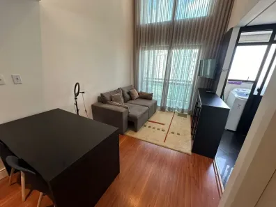 Flat com 1 Quarto para alugar, 40m² no Moema, São Paulo