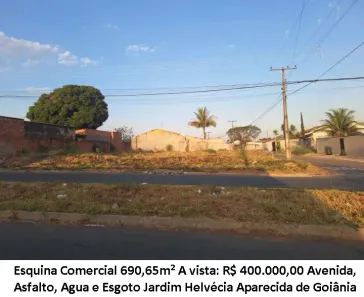 Lote/Terreno à venda, 690m² no Jardim Helvécia, Aparecida de Goiânia
