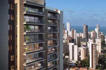 Apartamento com 3 Quartos à venda, 139m² no Meireles, Fortaleza