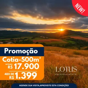 Lote/Terreno à venda, 500m² no Tijuco Preto(Caucaia do Alto), Cotia