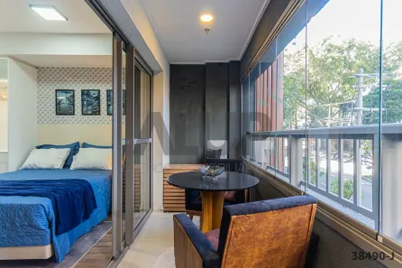 Apartamento com 1 Quarto para alugar, 23m² no Vila Clementino, São Paulo