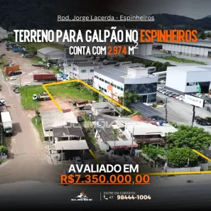 Lote/Terreno à venda, 2974m² no Espinheiros, Itajaí
