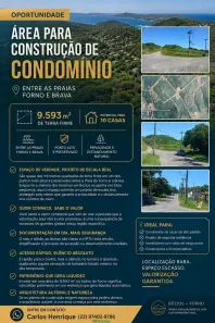 Lote/Terreno à venda, 9593m² no Forno, Armação dos Búzios