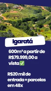Lote/Terreno à venda, 600m² no Centro, Igaratá