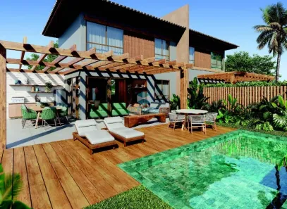 Casa de Condomínio com 3 Quartos à venda, 123m² no Açu da Torre, Mata de São João
