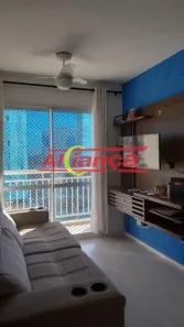 Apartamento com 2 Quartos para alugar, 55m² no Vila das Palmeiras, Guarulhos