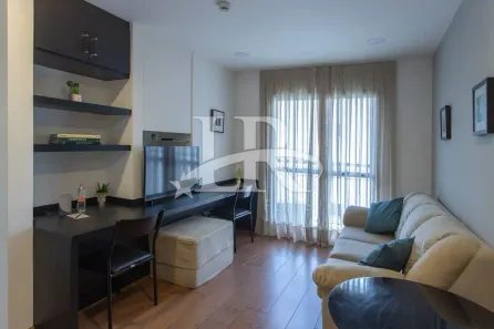 Flat com 1 Quarto para alugar, 35m² no Indianópolis, São Paulo