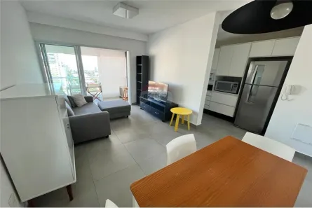 Apartamento com 1 Quarto para alugar, 49m² no Campo Belo, São Paulo