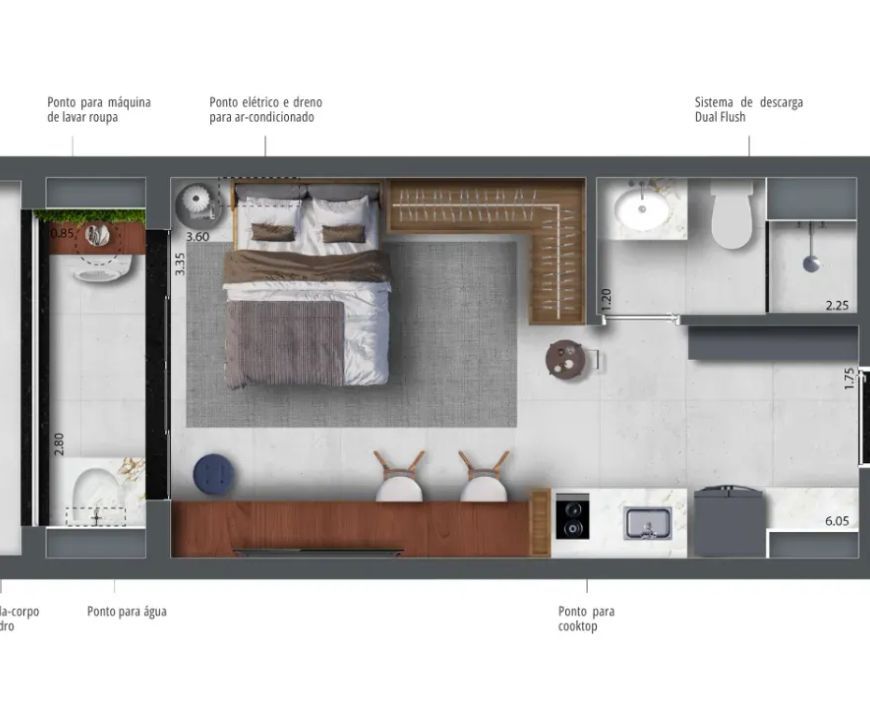FEEL SAUDE - APARTAMENTOS no Vila da Saúde, São Paulo