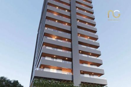 Apartamento com 2 Quartos à venda, 77m² no Canto do Forte, Praia Grande