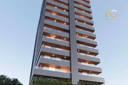 Apartamento com 2 Quartos à venda, 77m² no Canto do Forte, Praia Grande