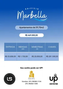 Apartamento com 2 Quartos à venda, 58m² no , Salinópolis