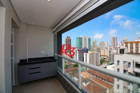 Apartamento com 1 Quarto para alugar, 53m² no Boqueirão, Santos
