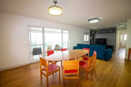 Apartamento com 3 Quartos para alugar, 138m² no Jardim Caravelas, São Paulo