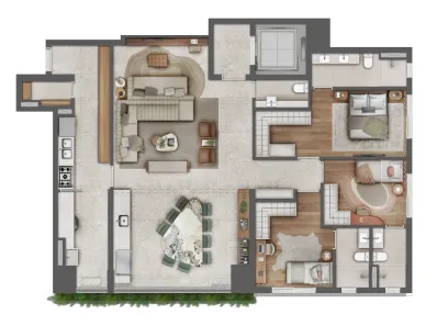Apartamento com 3 Quartos à venda, 149m² no Pinheiros, São Paulo