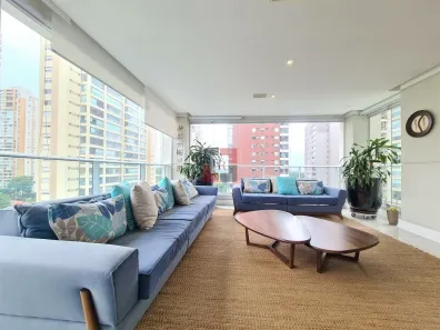 Apartamento com 4 Quartos para venda ou aluguel, 370m² no Campo Belo, São Paulo