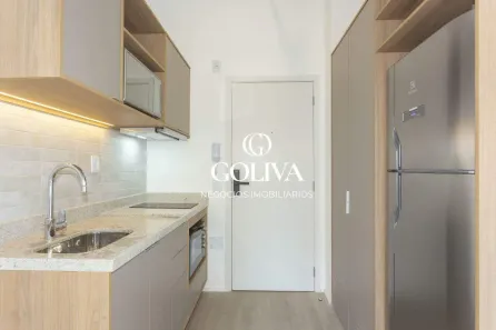 Apartamento com 1 Quarto para alugar, 32m² no Cidade Monções, São Paulo