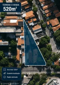 Lote/Terreno à venda, 520m² no Vila Madalena, São Paulo