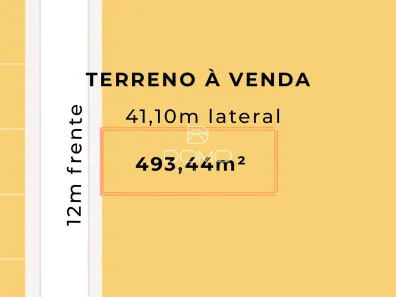Lote/Terreno à venda, 493m² no Centro, Cascavel