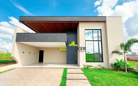 Casa de Condomínio com 3 Quartos à venda, 186m² no Quinta do Lago - Lac Léman, São José do Rio Preto