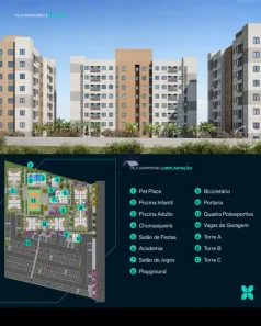 Apartamento com 2 Quartos à venda, 39m² no Vila Clementina, São José do Rio Preto