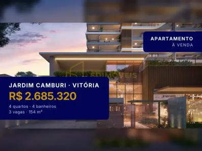 Apartamento com 4 Quartos à venda, 154m² no Jardim Camburi, Vitória
