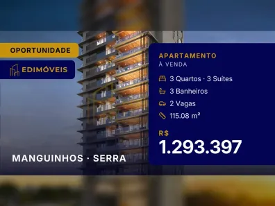 Apartamento com 3 Quartos à venda, 115m² no Manguinhos, Serra