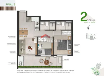 Apartamento com 2 Quartos à venda, 50m² no Vila Mariana, São Paulo