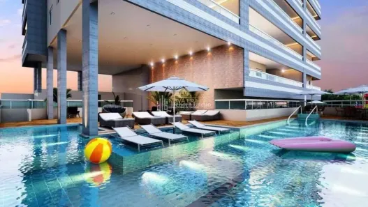 Apartamento com 2 Quartos à venda, 77m² no Canto do Forte, Praia Grande