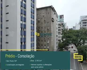 Prédio Comercial para alugar, 2951m² no Consolação, São Paulo