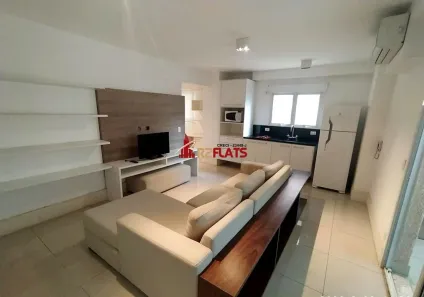 Flat com 1 Quarto para alugar, 52m² no Itaim Bibi, São Paulo