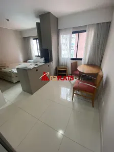 Flat com 1 Quarto para alugar, 28m² no Indianópolis, São Paulo
