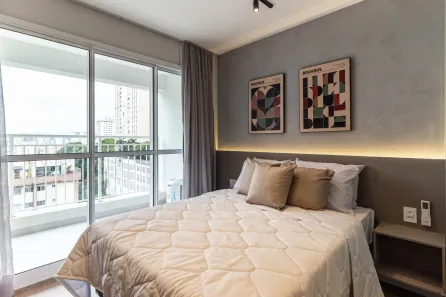 Apartamento com 1 Quarto para alugar, 27m² no Bela Vista, São Paulo