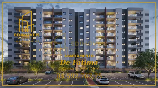 Apartamento com 2 Quartos à venda, 59m² no de Fátima, Serra