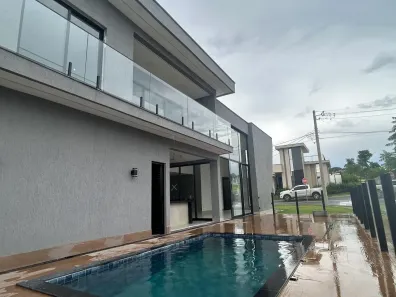 Casa de Condomínio com 4 Quartos à venda, 225m² no Jardins Bolonha, Senador Canedo