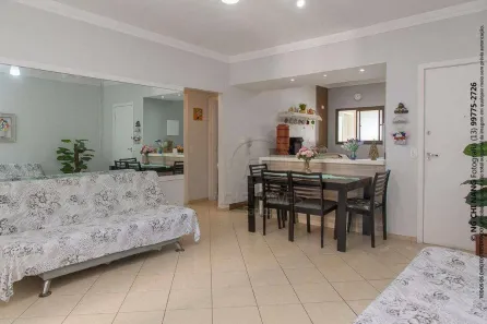 Apartamento com 2 Quartos para alugar, 90m² no Boqueirão, Santos