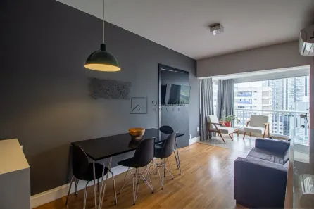Apartamento com 1 Quarto para alugar, 47m² no Cidade Monções, São Paulo
