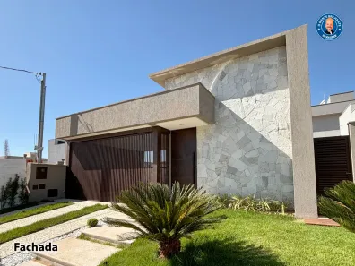 Casa de Condomínio com 3 Quartos à venda, 160m² no Jardins Bolonha, Senador Canedo