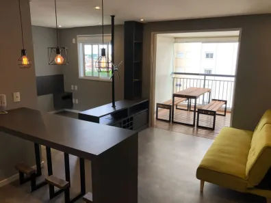 Apartamento com 1 Quarto para alugar, 38m² no Jardim Flor da Montanha, Guarulhos