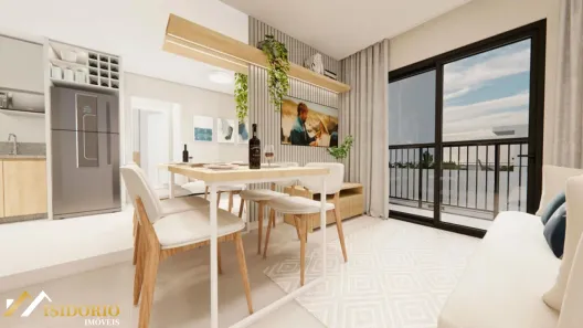 Apartamento com 2 Quartos à venda, 43m² no Loteamento Bieda, Campo Largo