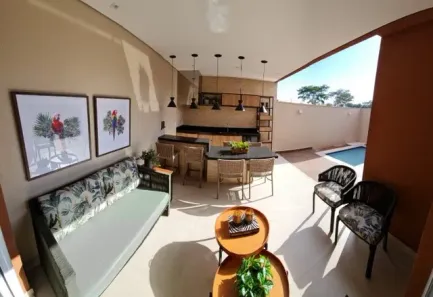 Casa de Condomínio com 3 Quartos à venda, 123m² no Condominio Jardim Botanico, Bady Bassitt