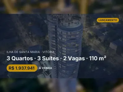 Apartamento com 3 Quartos à venda, 110m² no Ilha de Santa Maria, Vitória