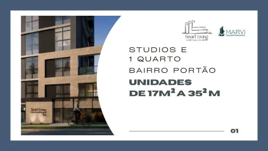 Apartamento com 1 Quarto à venda, 35m² no Portão, Curitiba